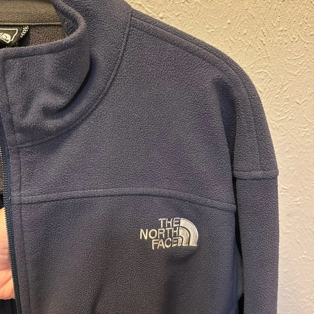 The North Face Fleece Windwall Jacket Coat Navy Blue Men’s Size Large